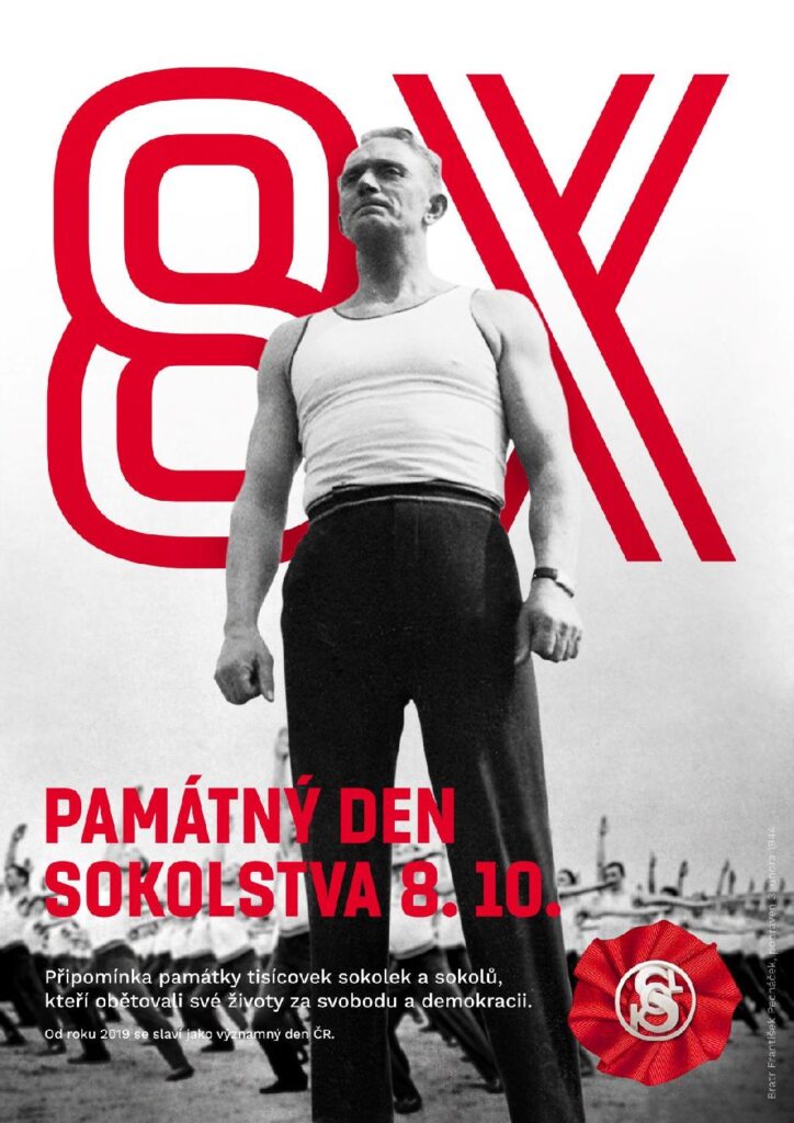 Plakát: Památný den sokolstva 8. 10.